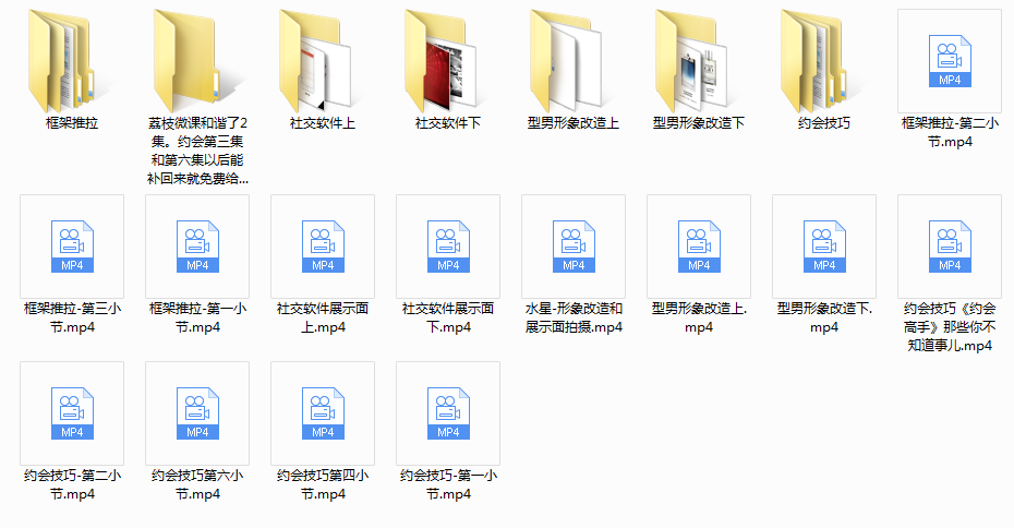 魔卡私教《框架推拉 约会技巧 》